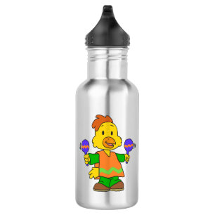 Botella De Agua Personalizado de Chick Mexicano   Elegir color de 
