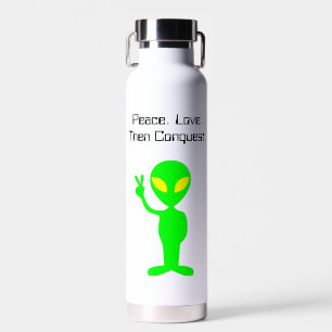Botella De Agua Personalizado de ciencia ficción alienígena divert