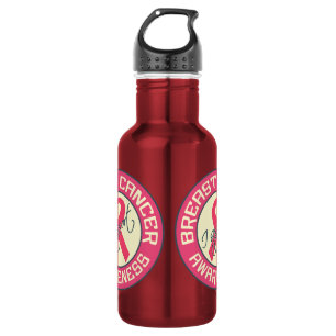 Botella De Agua Personalizado de Concienciación sobre el Cáncer de