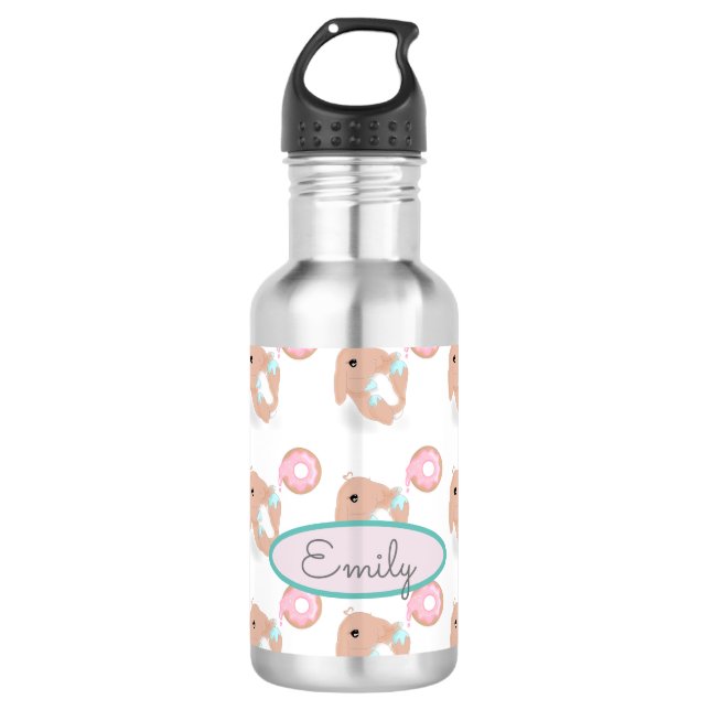 Botella De Agua Personalizado de conejo lindo conejo conejo conejo (Anverso)