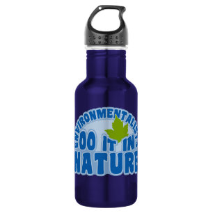 Botella De Agua Personalizado de ecologistas
