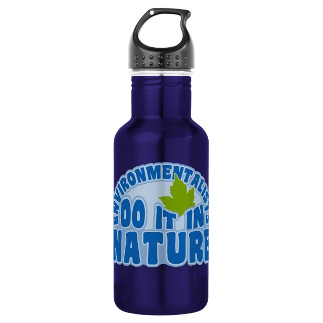 Botella De Agua Personalizado de ecologistas (Anverso)