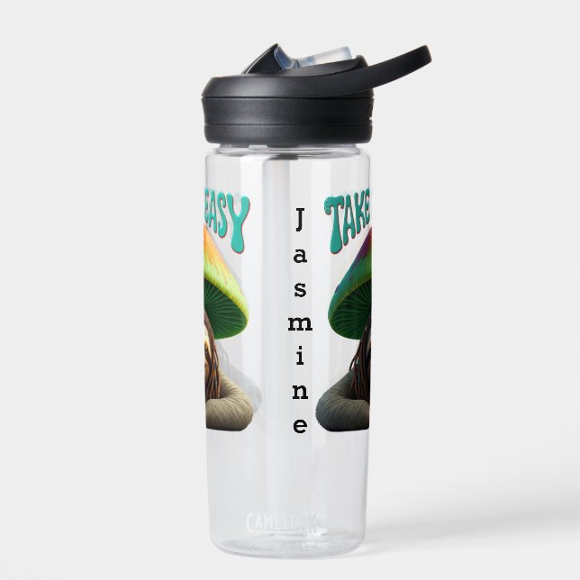 Botella De Agua Personalizado de eslovaco hippie personalizado Hip (Izquierdo)