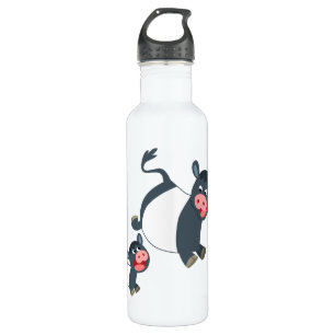 Botella De Agua Personalizado de juego suave cortó vaca de gallowa