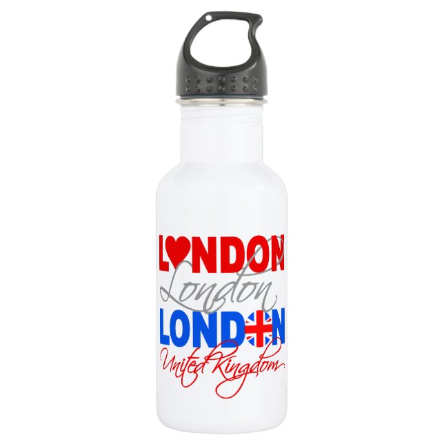 Botella De Agua Personalizado de Londres (Anverso)