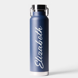 Botella De Agua Personalizado de nombres guión especial elegante