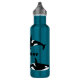 Botella De Agua Personalizado de orcas asesinas ballenas azul Verd (Derecha)