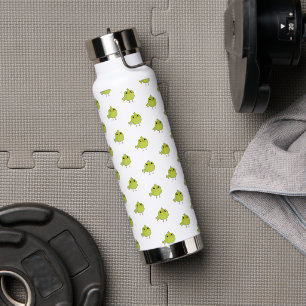 Botella De Agua Personalizado de pájaro verde