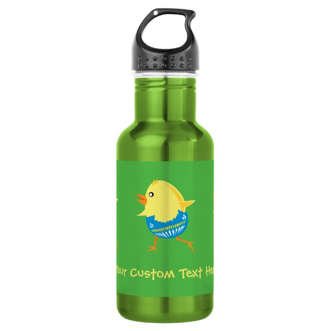 Botella De Agua Personalizado de Pascua (Anverso)