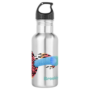 Botella De Agua Personalizado de peces tropicales adormilados