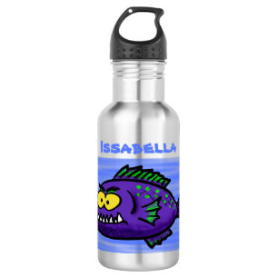 Botella De Agua Personalizado de pescado piraña