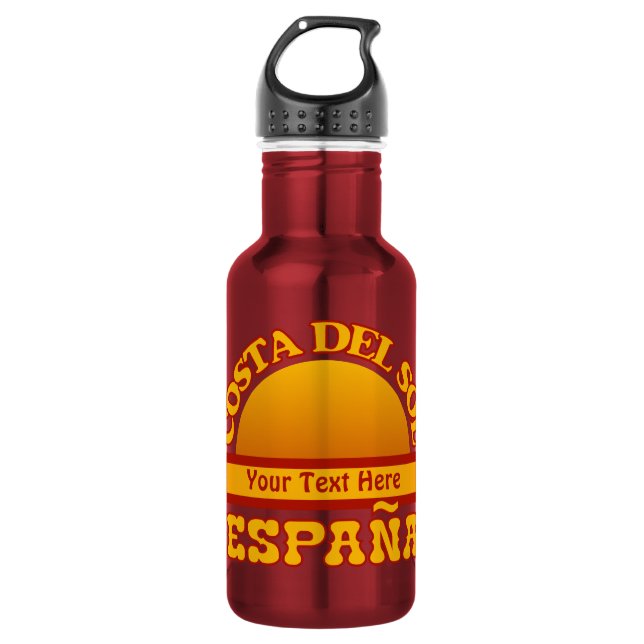 Botella De Agua Personalizado de SPAIN Costa del Sol (Anverso)
