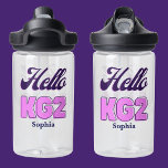 Botella De Agua Personalizado De Vuelta A La Escuela, KG2, Hola Kg<br><div class="desc">Personalizado De Vuelta A La Escuela,  KG2,  Hola Botella De Agua Kg2.</div>