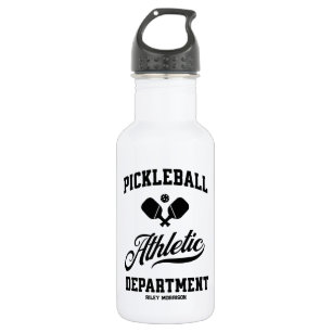 Botella De Agua Personalizado del Departamento de Atletismo Retro 