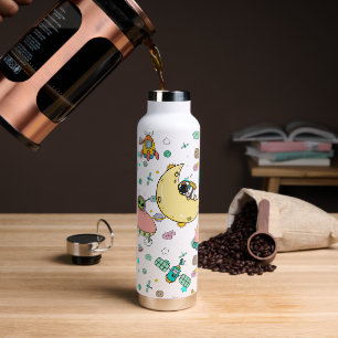Botella De Agua Personalizado del espacio ultraterrestre astronaut