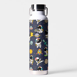Botella De Agua Personalizado del espacio ultraterrestre astronaut