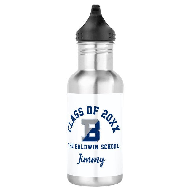 Botella de agua Personalizado del logo de la Escue (Derecha)