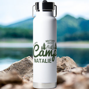 Botella De Agua Personalizado del partido Bachelorette de Camp Bac