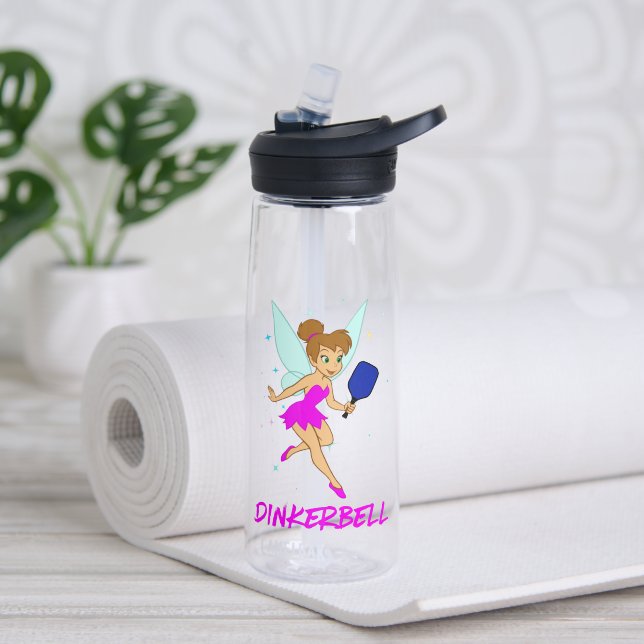 Botella De Agua Personalizado Dinkerbell - Divertida pelota de piq (Yoga (girado))