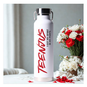 Botella De Agua Personalizado divertida Mensajes de texto del bebé