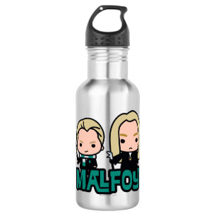 Botella De Agua Personalizado Draco y Lucius Malfoy