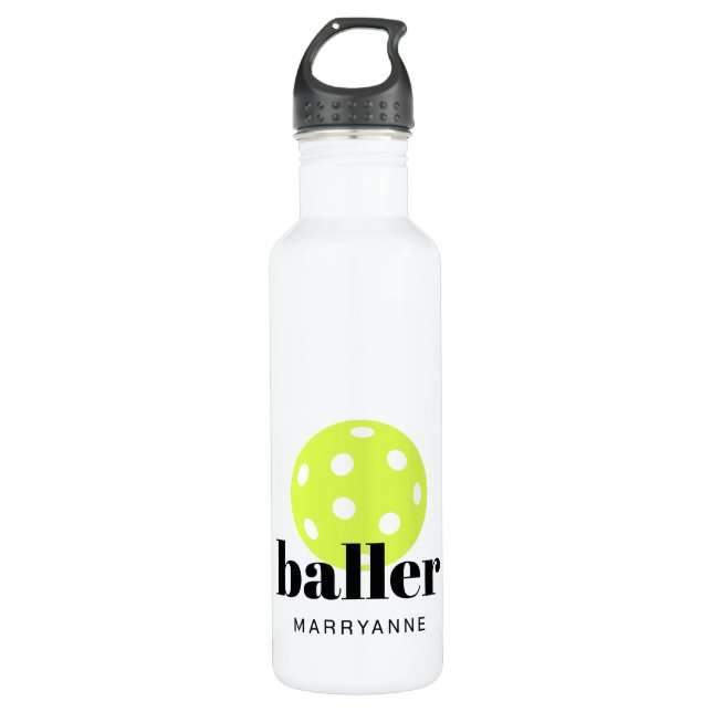 Botella De Agua Personalizado el futbolista (Anverso)