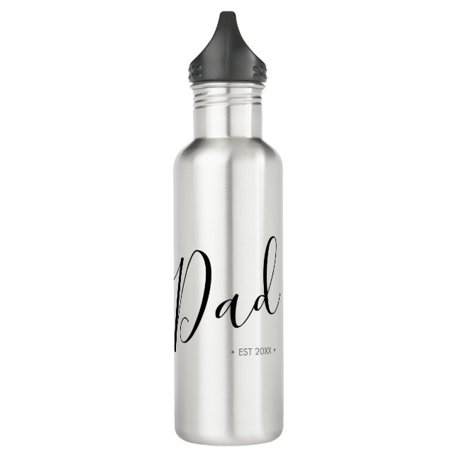 Botella De Agua Personalizado el guión del día del padre (Izquierda)