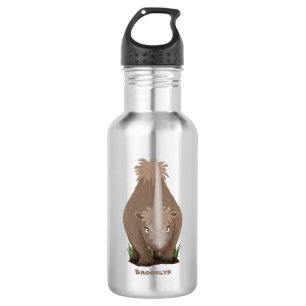 Botella De Agua Personalizado elasmotherium rinoceronte