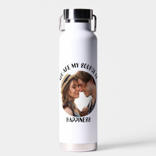 Botella De Agua Personalizado, eres mi fuente de felicidad.