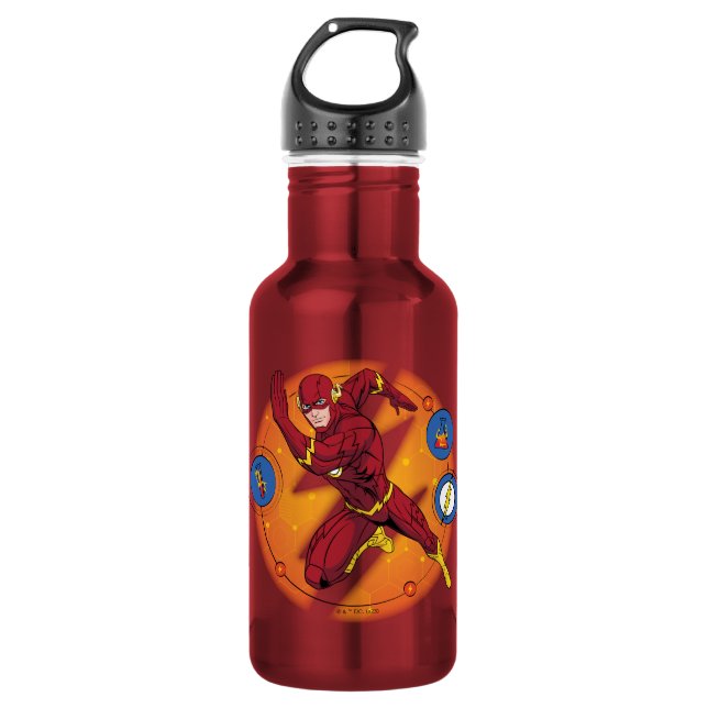 Botella De Agua Personalizado Flash Laboratory Running Graphic (Anverso)