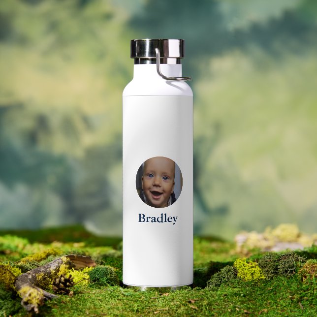 Botella De Agua Personalizado foto de bebé personalizada (Exterior)