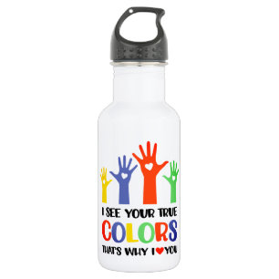 Botella De Agua Personalizado - Frasco de agua (18 oz)