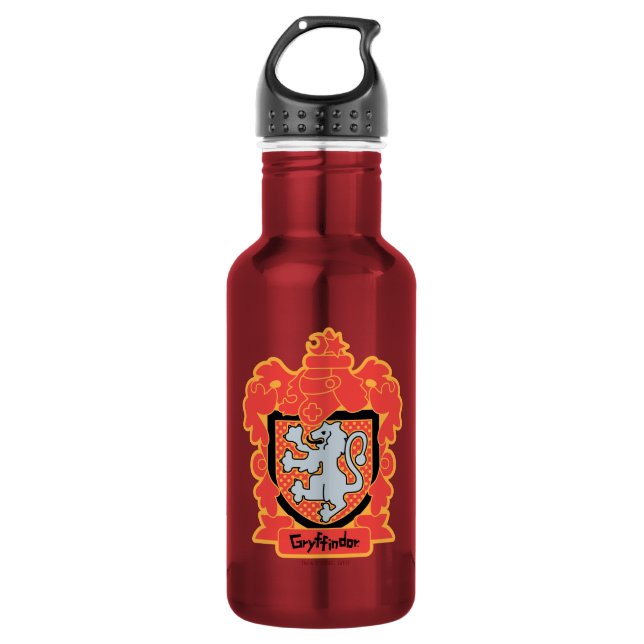Botella De Agua Personalizado Gryffindor Escudo (Anverso)
