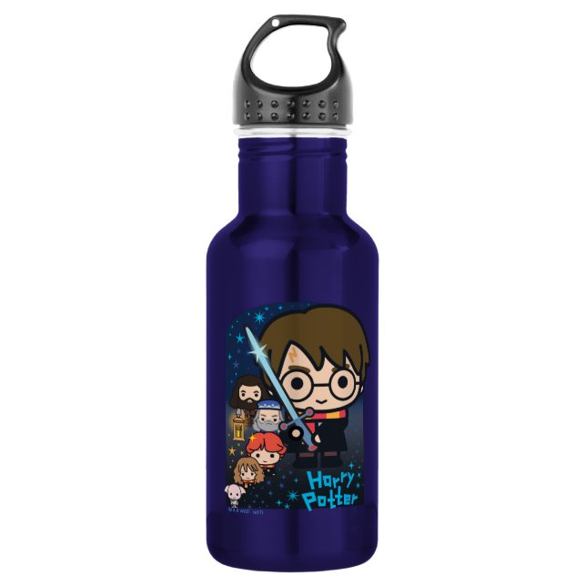 Botella De Agua Personalizado Harry Potter Cámara de Secretos Gráf (Anverso)
