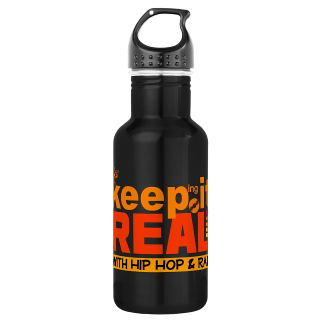 Botella De Agua Personalizado HIP HOP y RAP (Anverso)