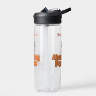 Botella De Agua Personalizado hippie de Cat Boho Hippie personaliz