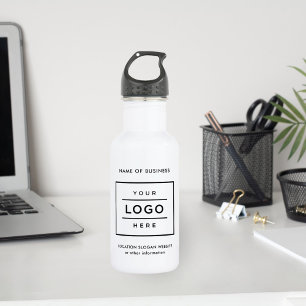 Botella De Agua Personalizado Logotipo de Negocio con la marca Whi