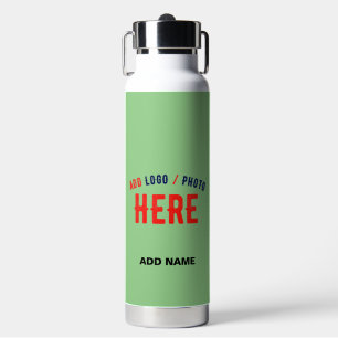 BOTELLA DE AGUA PERSONALIZADO MODERNO ESTILO MINT VERIFICADO VERIF