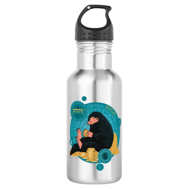 Botella De Agua Personalizado NIFFLER™ Con Monedas De Oro (Anverso)