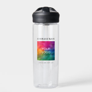 Botella De Agua Personalizado Nombre comercial moderno Logotipo Ur