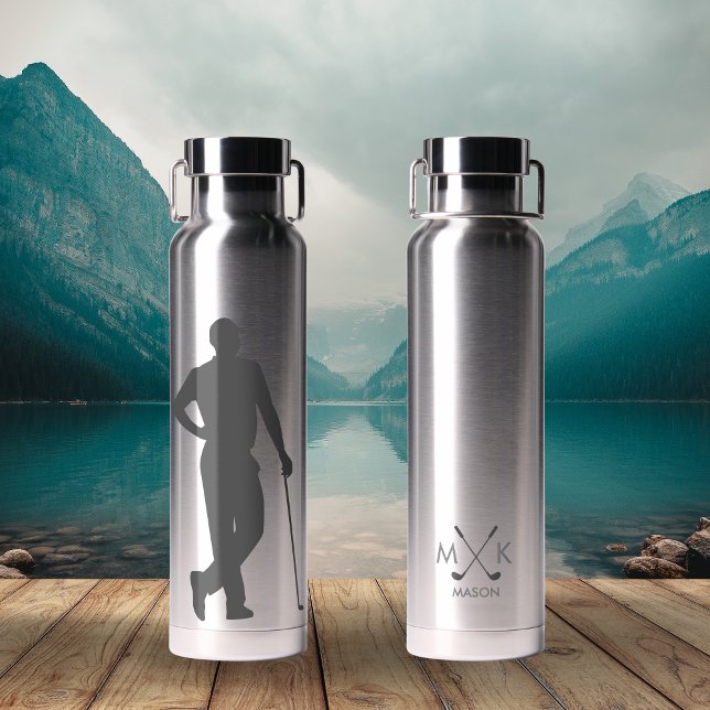 Botella De Agua Personalizado personalizado Male Golfer (Subido por el creador)