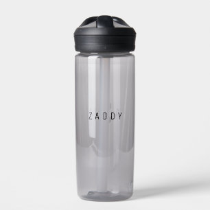 Botella De Agua Personalizado personalizado Monogram Zaddy Camelba