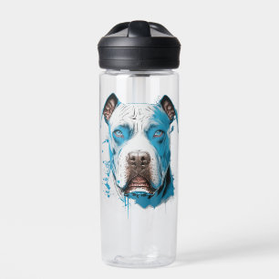 Botella De Agua Personalizado Pitbull Dad