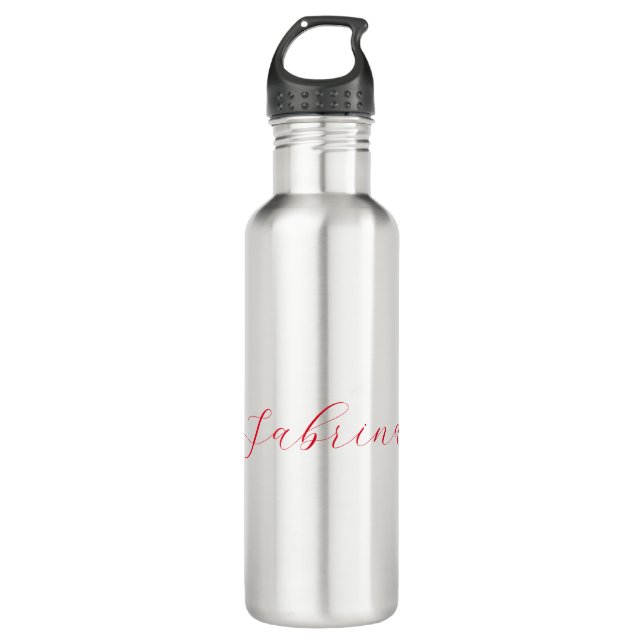 Botella De Agua Personalizado profesional de nombres de escritura  (Anverso)