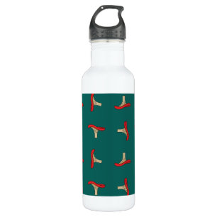 Botella De Agua Personalizado Red Mushroom