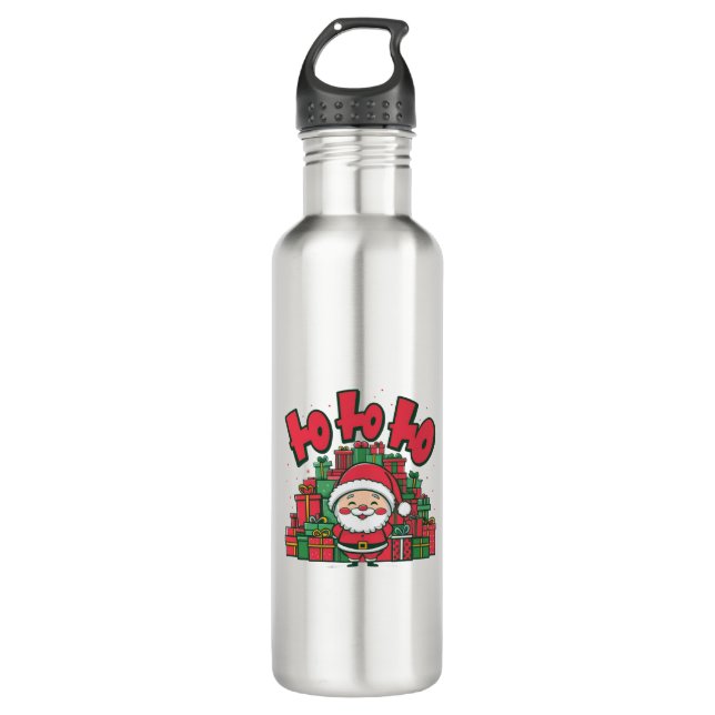 Botella De Agua Personalizado Santa Navidades de Jolly-67748 (Anverso)
