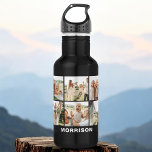 Botella De Agua Personalizado simple moderno 6 Collage de fotos<br><div class="desc">Manténgase hidratado con estilo con nuestra moderna botella de agua de Collage de fotos simple Personalizado 6. Personalice esta botella elegante y duradera con seis de sus fotos favoritas, creando un diseño único y significativo. Está fabricado con materiales sin BPA y cuenta con una tapa segura y a prueba de...</div>