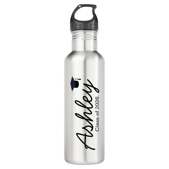 Botella De Agua Personalizado Tumbler de la Copa de Graduación Per (Anverso)