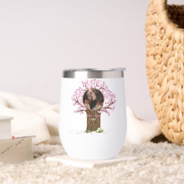 Botella de agua personalizado: Tumbler de vino sin