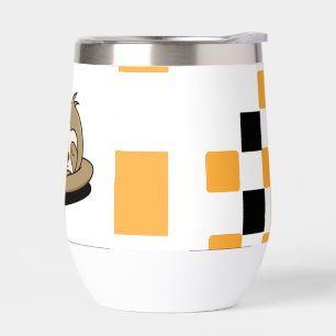 Botella de agua personalizado: Tumbler de vino sin